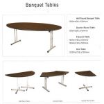 Wood Banquet Table Delhi India